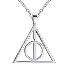 Yellow Chimes Harry Potter Accessories for Girls Famous Harry Potter Merchandiser Deathly Hallows Pendant for Girls and Boy's(Unisex Pendant)
