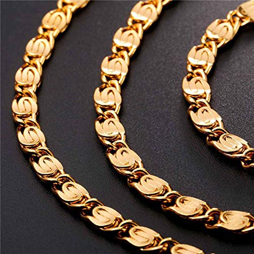 Yellow Chimes Chain for Men Golden Chain for Boys 316L Stainless Steel –  YellowChimes