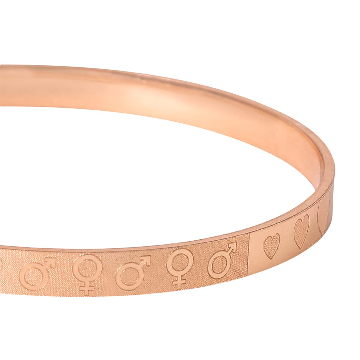 Buy Sleek rose gold bracelet Online. – Odette