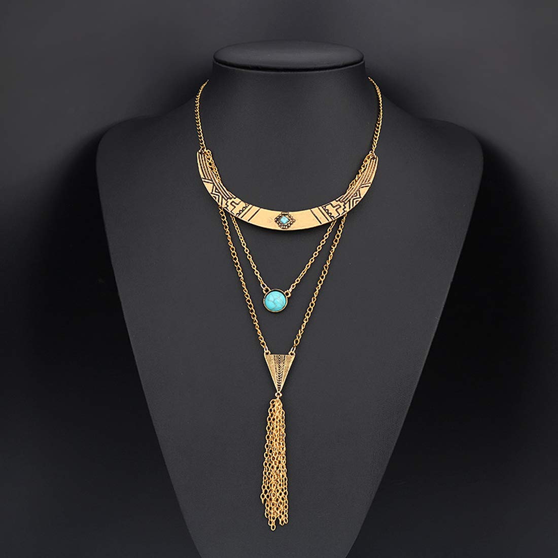 Yellow Chimes Gold-plated Alloy Necklace for Women And Girls