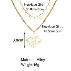 Yellow Chimes Layered Necklace for Women Multilayered Gold Plated Chain Choker Necklace for Women and Girls.