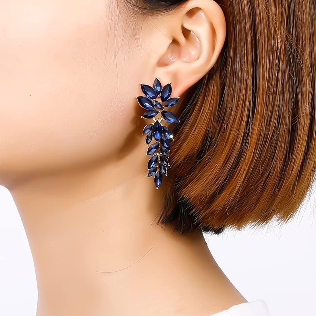 Purple Stone Cool Pearl Purple Alloy Drop Earrings For Womens : Amazon.in:  Fashion
