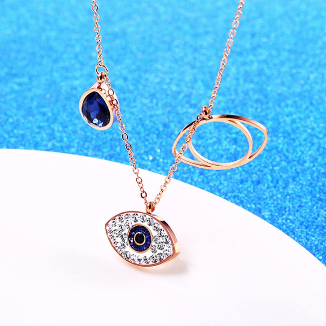 Yellow Chimes Pendant for Women Pendant With Rose Gold Plated Stainless Steel Chain Pendant Necklace for Women and Girls. (NK 2)