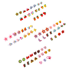Melbees by Yellow Chimes Rubber Bands for Girls Set of 20 Pcs Cute Characters Hairbands Rubber Band Ponytail Holders for Kids and Girls Hair Accessories.