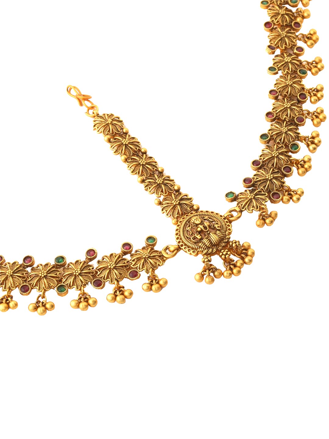 Yellow Chimes Head Chain For Women Gold Toned Multicolored Bridal layered Beaded Traditional Mathapatti For Women and Girls