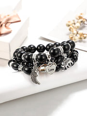 Kairangi Bracelet for Women and Girls Beads Bracelets for Women | Bohemian Style Stretchable Love Charm Beads Bracelet | Birthday Gift For girls & women Anniversary Gift for Wife