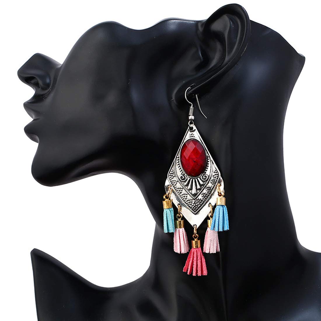 Yellow Chimes Tribal Fashion Bohemian Alloy Tassel Earring for Women and Girls