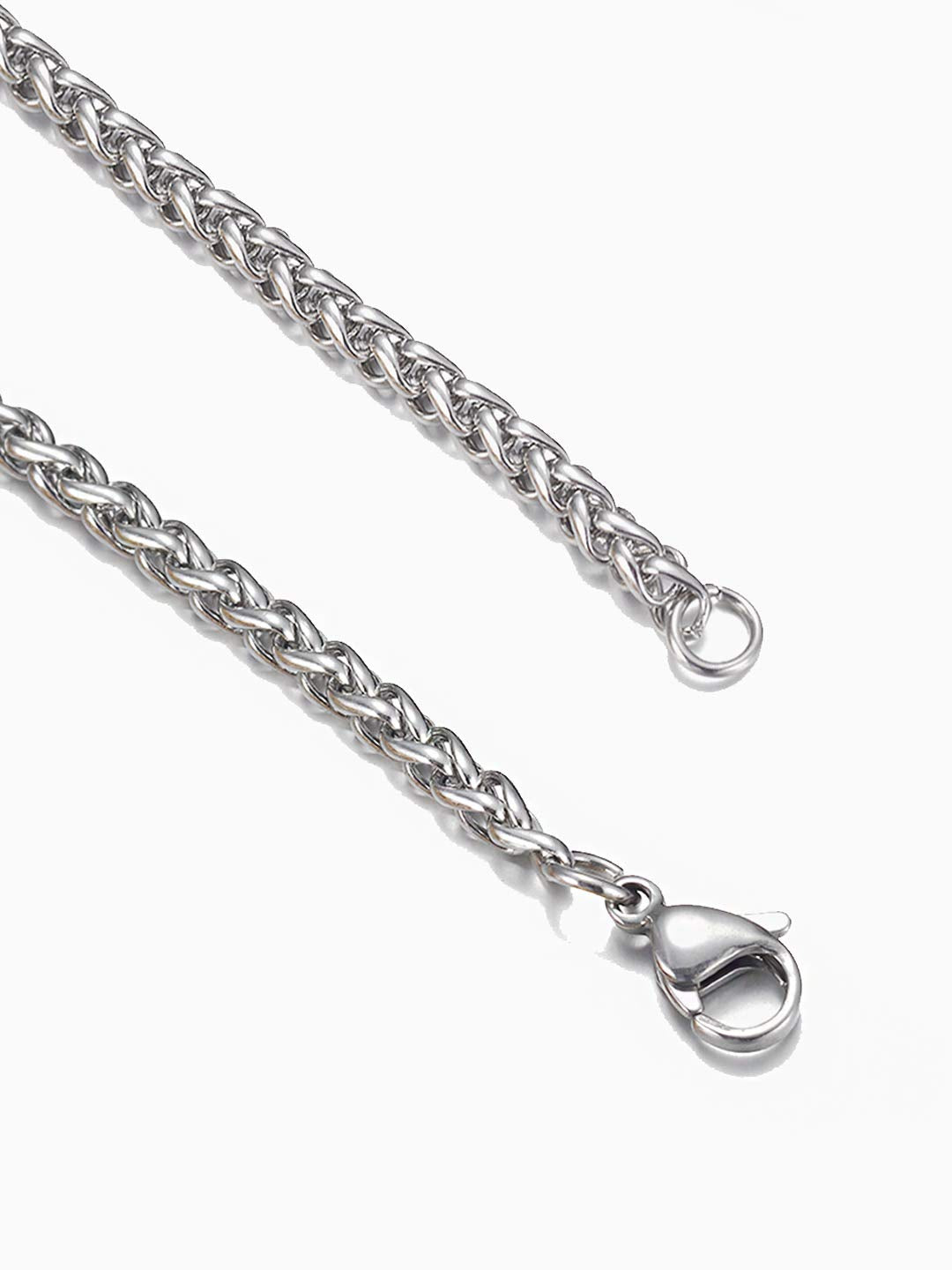Yellow Chimes Chain for Men and Boys Silver Chain Men Crub Neck Chain for Men | Stainless Steel Chains for Men | Birthday Gift for Men & Boys Anniversary Gift for Husband