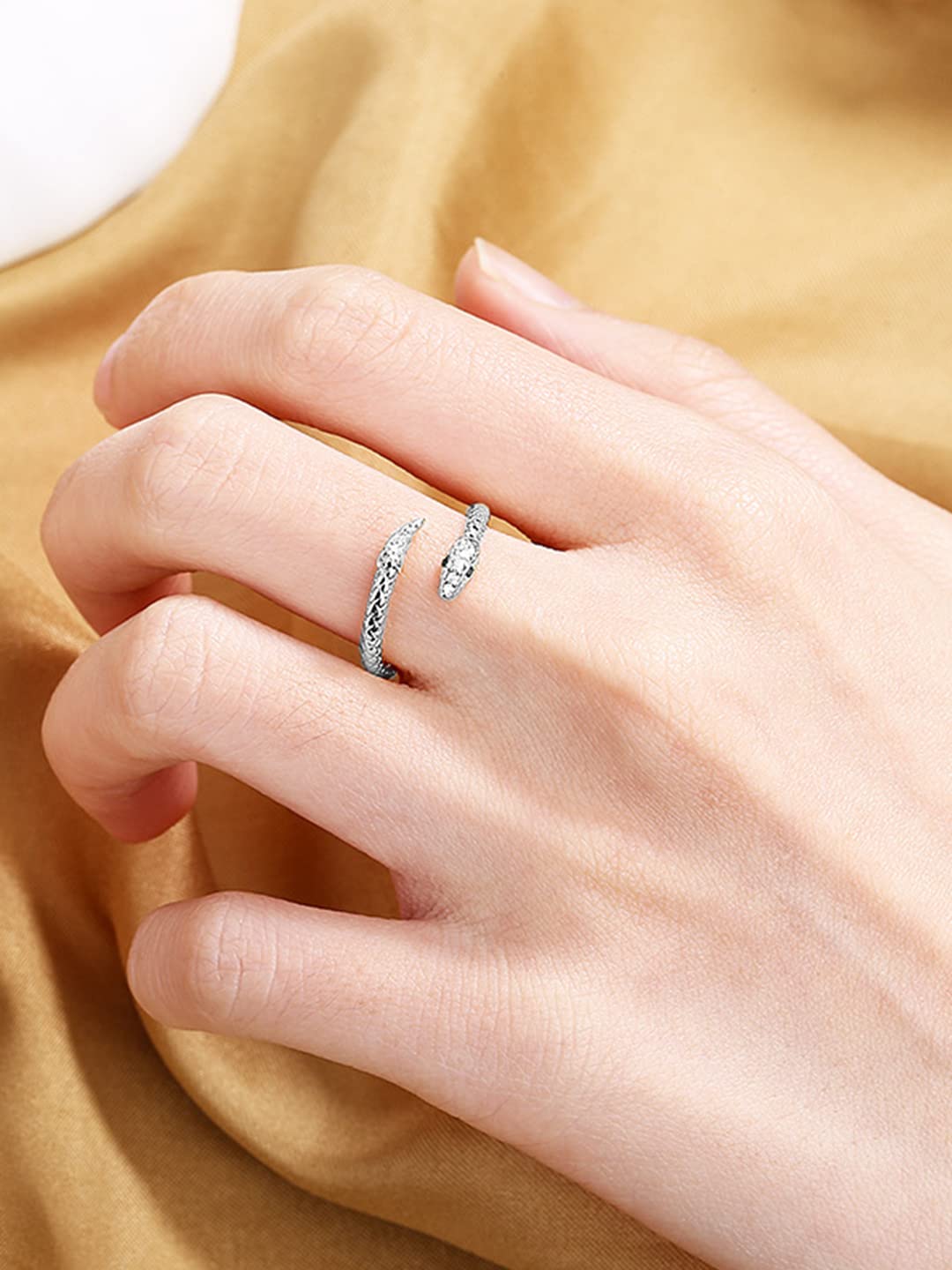 Snake Ring | Minimalist Serpent Rings | Gift For Him Her