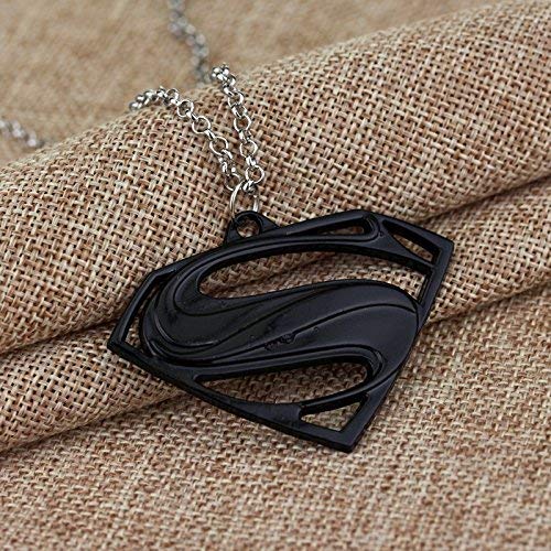 Yellow Chimes Pendant for Men Black Men Pendant Superman Warner Bros Super Hero Hollywood Style Chain Pendant for Boys and Men.