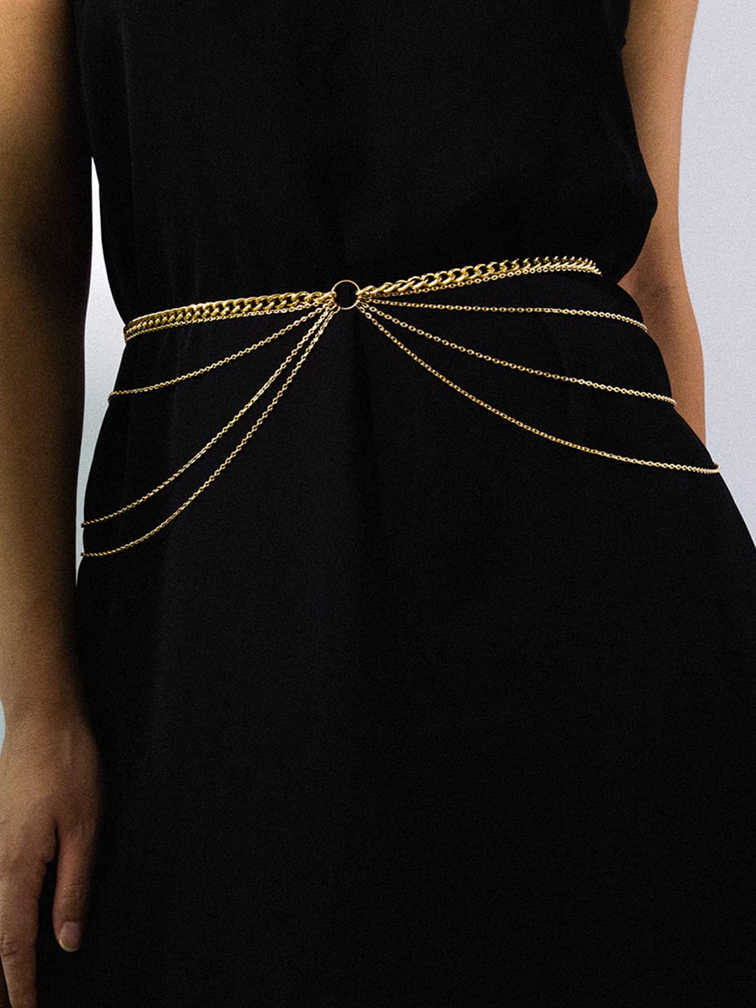 Yellow Chimes Waist Chain For Women Gold Plated Multilayer Waist Chain For Women and Girls