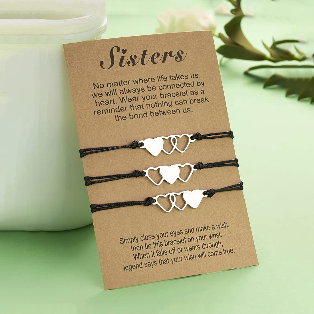 Matching Sister Bracelets, 3 Sisters Bracelet, Sisters Wedding Gift, Sister  Bracelet For 3, 3 Sisters Silver, Matching Sister Jewelry | MakerPlace by  Michaels