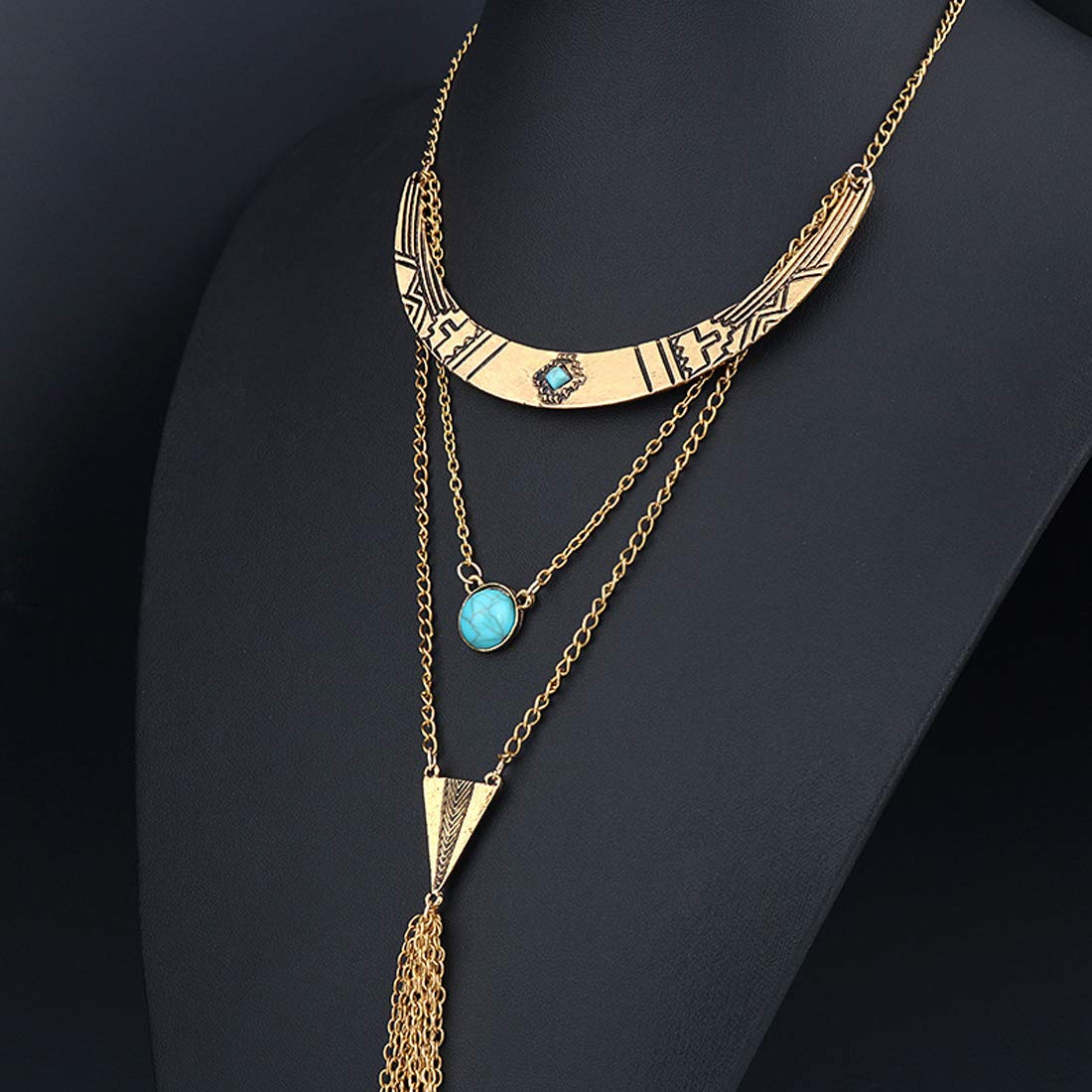 Yellow Chimes Gold-plated Alloy Necklace for Women And Girls