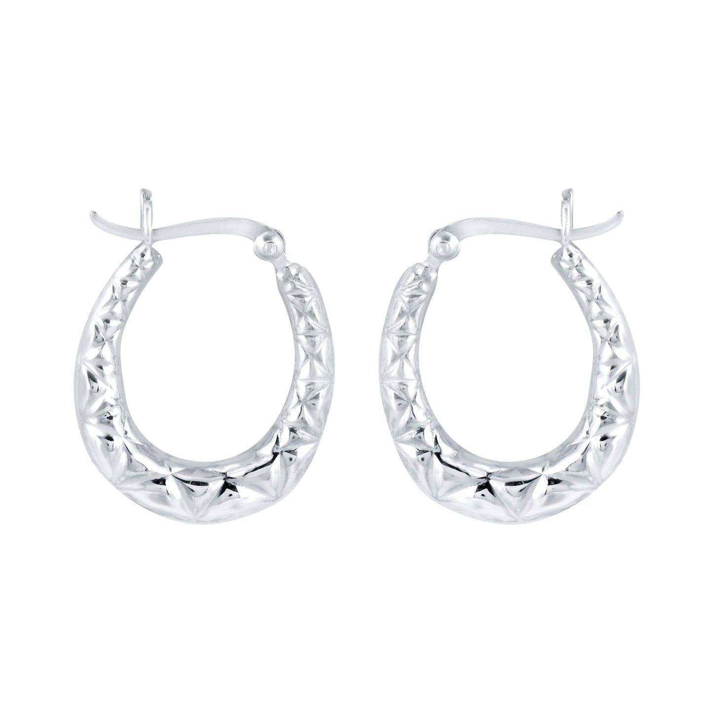 Yellow Chimes 925 Sterling Silver Hallmark and Certified Purity Stylish Bali Hoops Earrings for Women and Girls