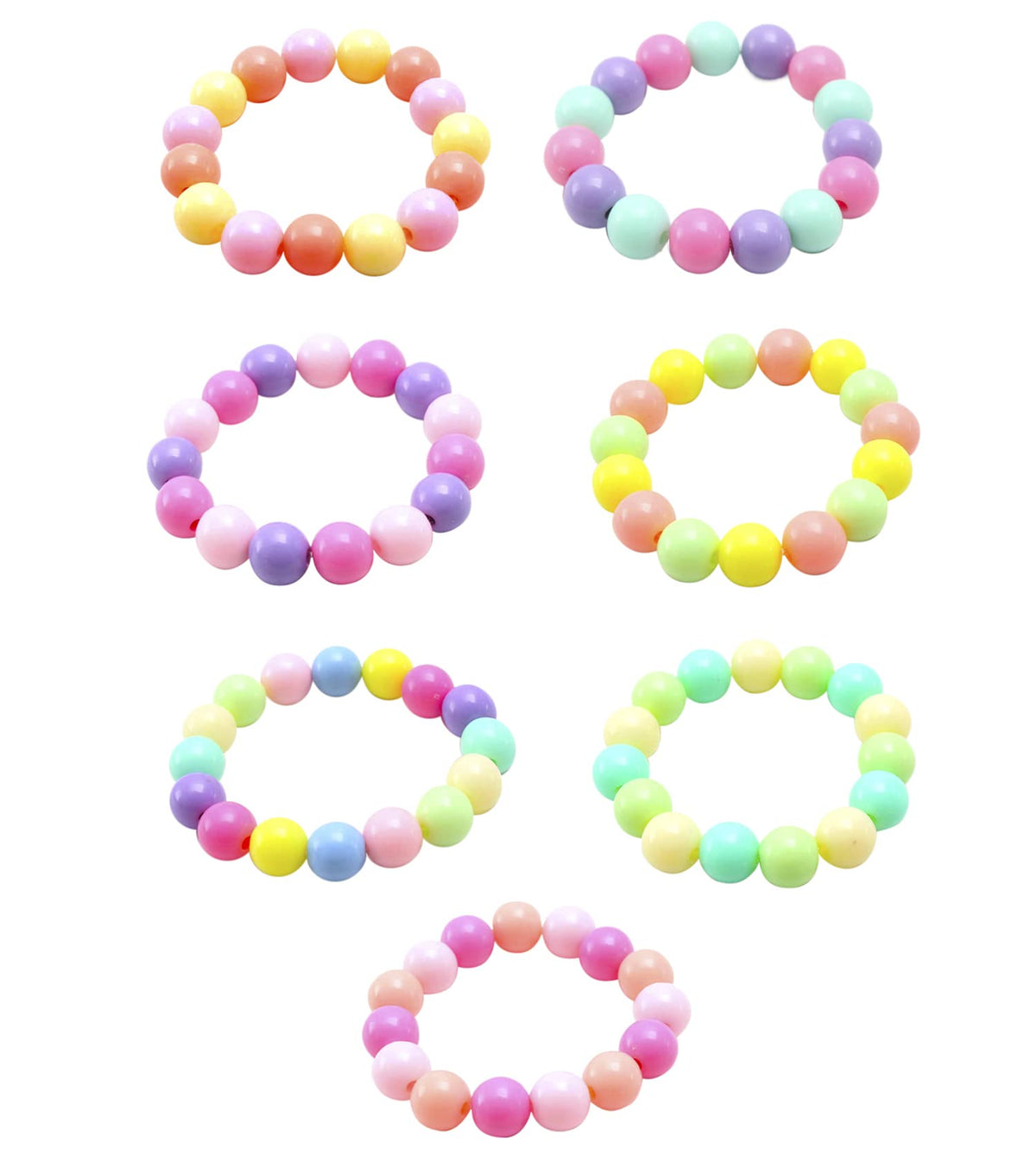 DAIVYA WELLNESS Beads Bracelets for Kids (Pack of 4 Bracelet) : Glittering  Fairy Bracelet Set for Girls