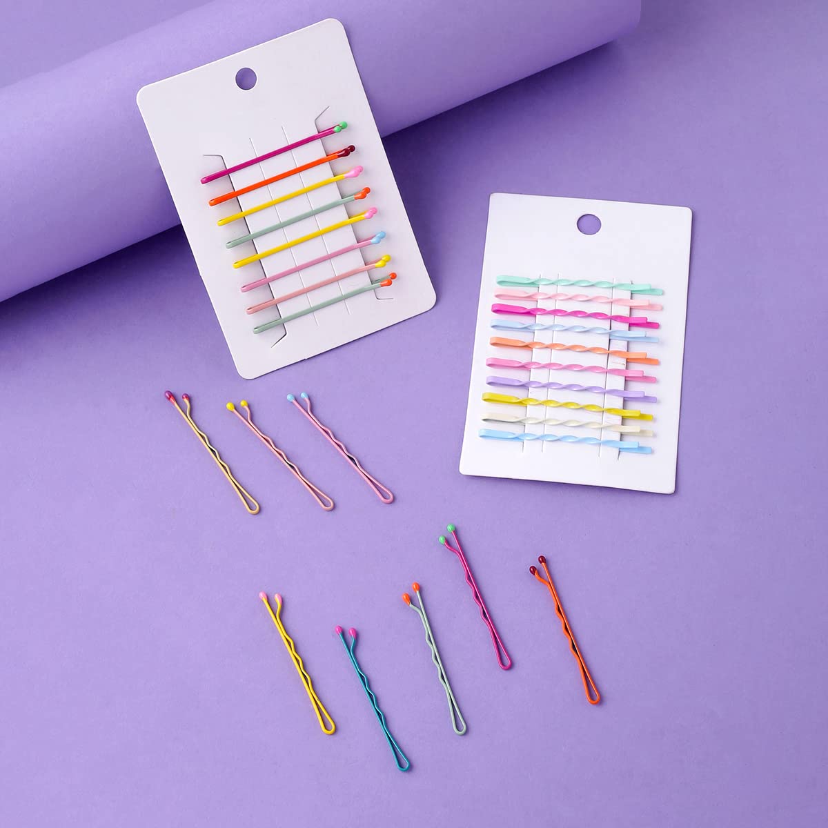 Melbees by Yellow Chimes Hair Pins for Girls Kids Hair Accessories for Girls Hair Pin 28 Pcs Cute Bobby Pins for Hair Multicolor Hairpin Bobby Hair Pins for Girls Kids Teens Toddlers