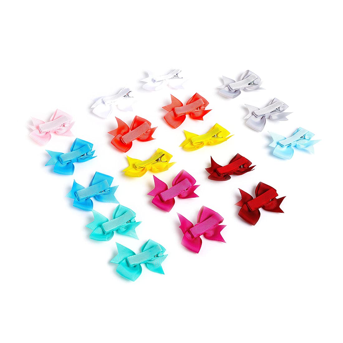 Melbees by Yellow Chimes Hair Clips for Girls Kids Hair Accessories for Girls Hair Clip Alligator Clips Set of 16 PCS Multicolor Cute Bow Hair Clips for Baby Girls Baby Hair Clips For Kids Toddlers