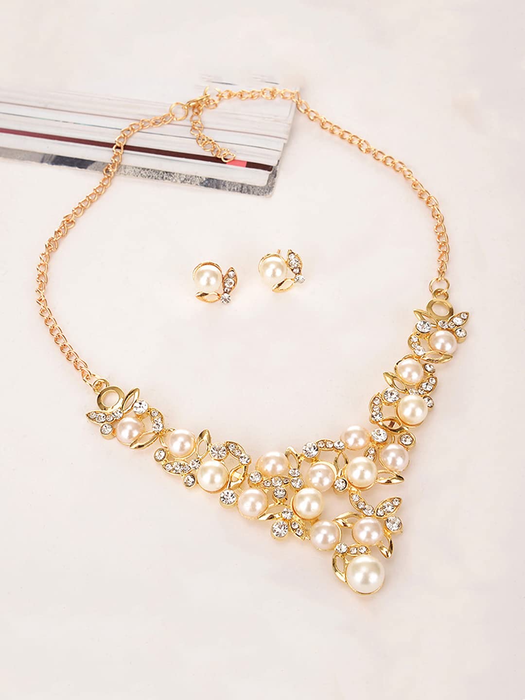 Buy Goldp-Toned FashionJewellerySets for Women by Bevogue Online | Ajio.com