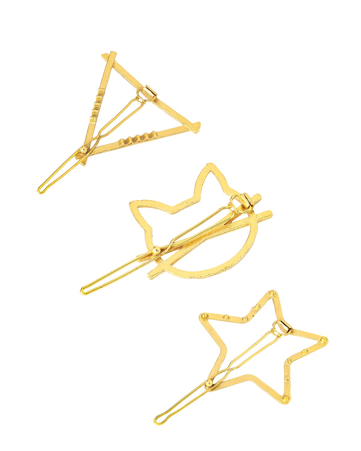 Yellow Chimes Hair Clips for Women Girls Hair Accessories for Women Golden Hair Clip 12 Pcs Hair Clips for Girls Clips Hair Pins for Women and Girls Gift For Women & Girls