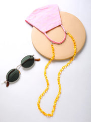 Yellow Chimes Sunglasses Chain for Women Eyeglasses Chain Multicolor Beadded Face Mask Chains Sunglasses Accessories/Sunglasses Lanyard for Girls and Women (Model-8)