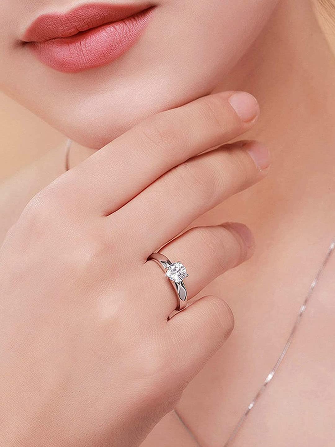Heart Ring For Women Female Cute Finger Rings Romantic Birthday Gift For  Girlfriend Fashion Zircon Stone Jewelry - AliExpress