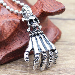 Fiery Hand Latest Trend Oxidized Looks Stainless Steel Pendant for Men by YELLOW CHIMES