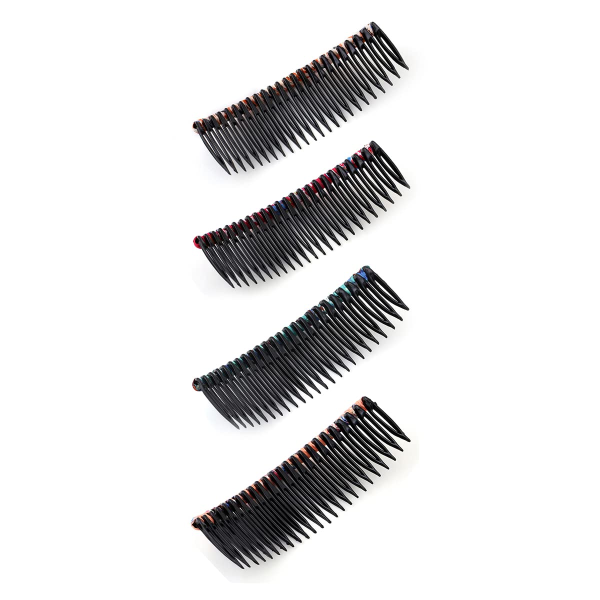 Yellow Chimes Comb Pin for Women Hair Accessories for Women Western Comb Clips for Hair for Women Set of 4 Pcs Juda Pin Hair Pins for Women Side Pin/Comb Pin/Juda pin Accessories for Women