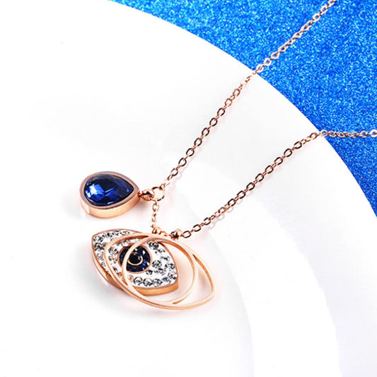 Yellow Chimes Pendant for Women Pendant With Rose Gold Plated Stainless Steel Chain Pendant Necklace for Women and Girls. (NK 2)