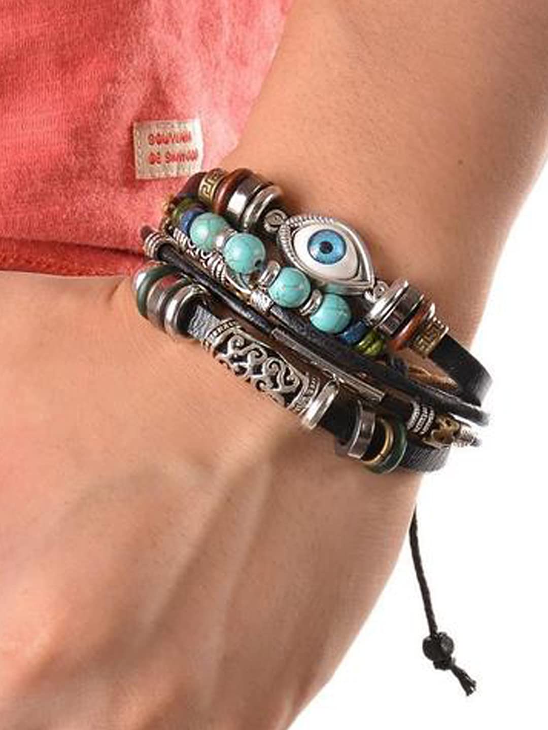 Autism Awareness Mom Care Bracelets For Kids Glass Letter Charm Braided  Leather Rope Bangle Fashionable Inspirational Turquoise Jewelry For Boys  And Girls From Commo_dpp, $0.83 | DHgate.Com