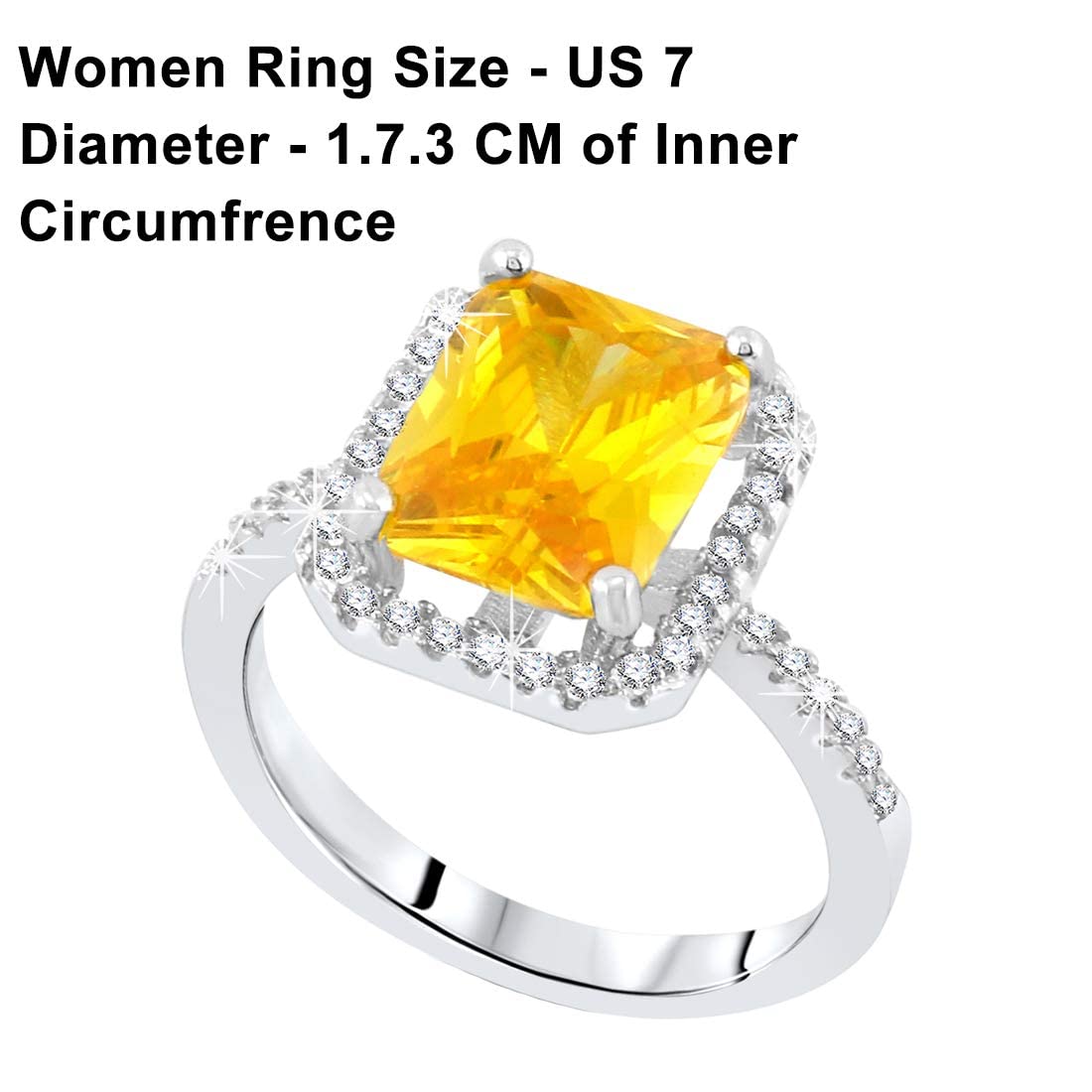 14k Yellow Gold Simulated Yellow Topaz November Birthstone Mens Wide Ring -  Size 7.00|Amazon.com