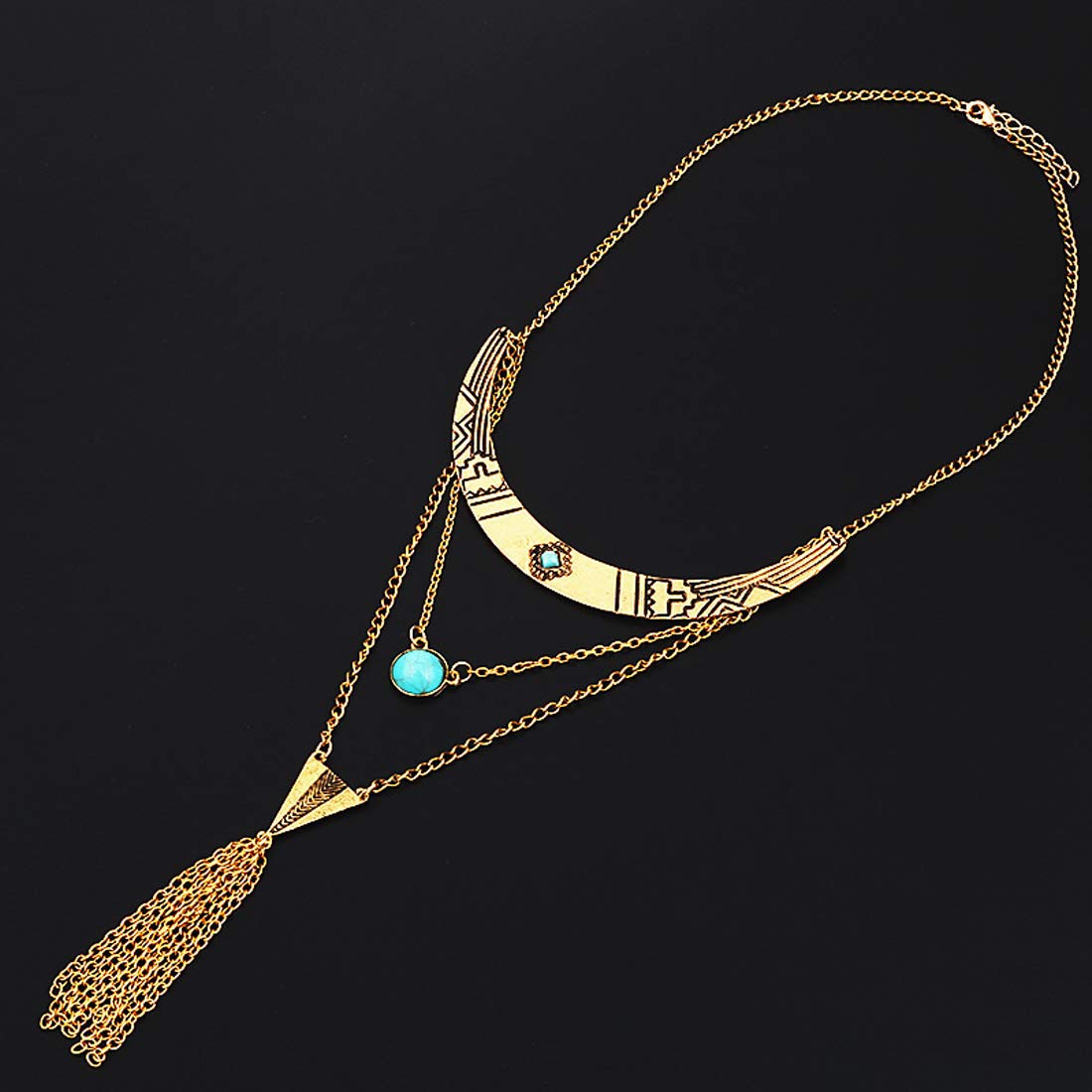 Yellow Chimes Gold-plated Alloy Necklace for Women And Girls