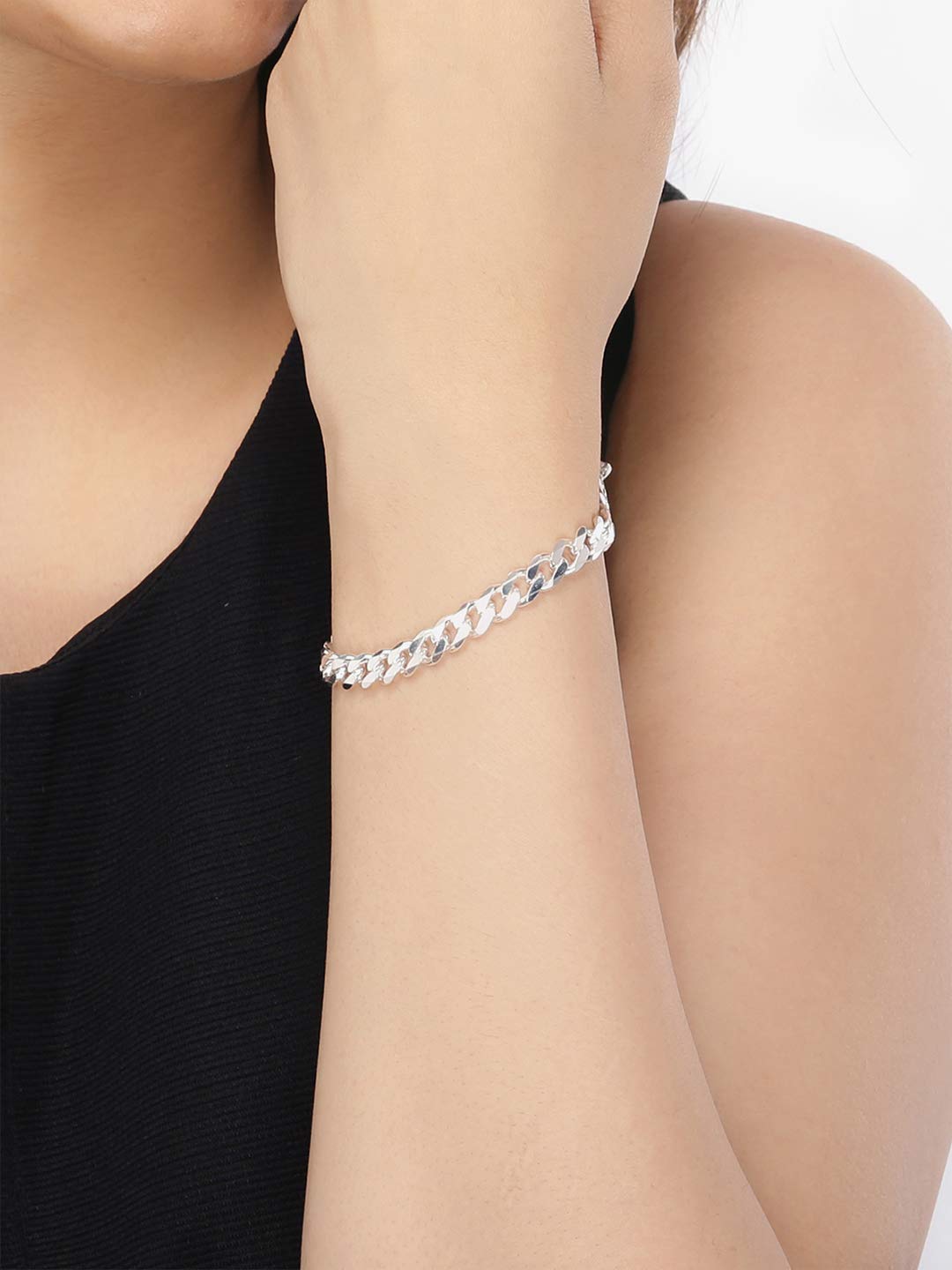 Minimalist Silver Chain Bracelet | SHEIN