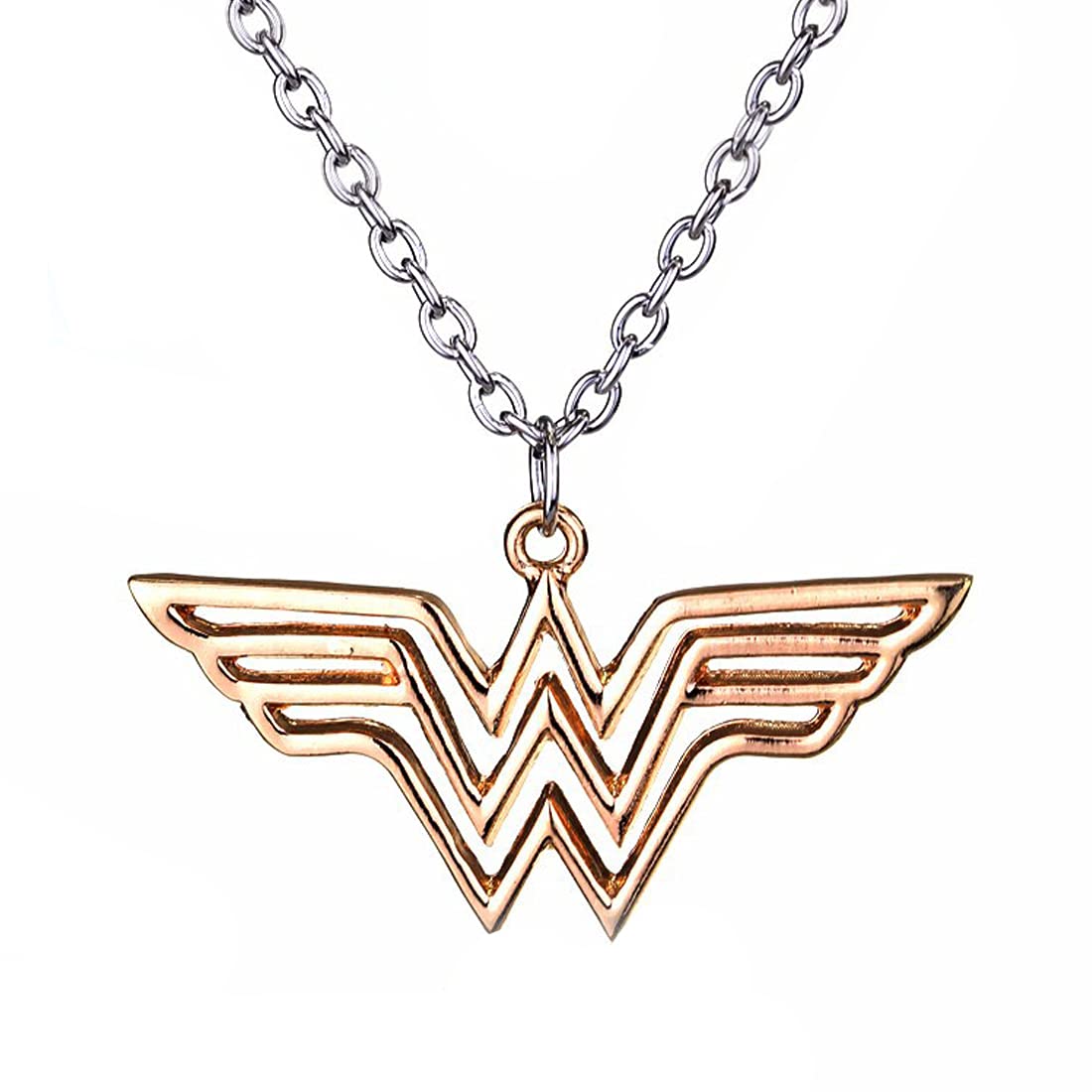 Yellow Chimes Elegant Latest Fashion Wonder Women Design Gold Plated Pendant for Women and Girls, Gold, Silver, Medium (YCFJPD-348WND-GL)