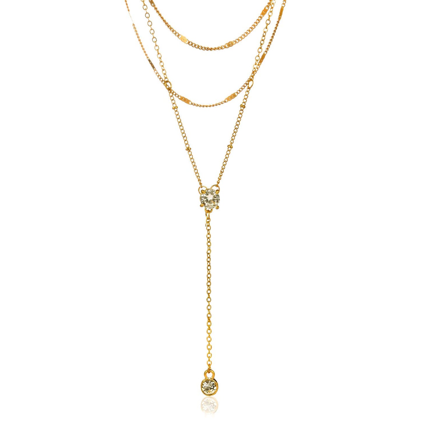 Yellow Chimes Fancy Party Ware Gold Plated Choker Necklace for Women and Girls