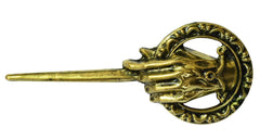 Yellow Chimes Brooch for Men Game of Thrones Ned Stark Hand of The King Pin Brooch For Men and Boys.