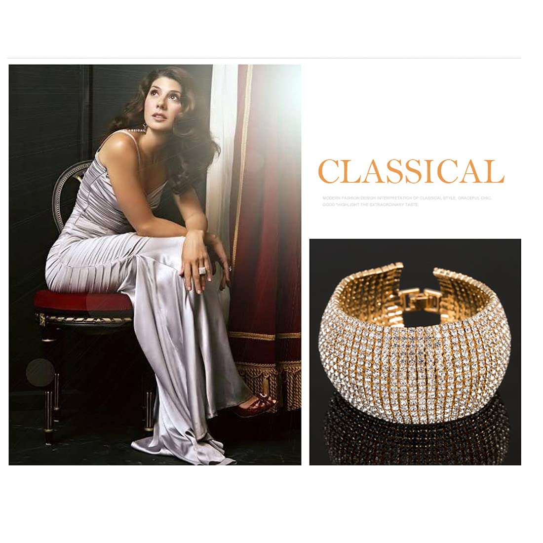 Buy Rose Gold Bracelets & Bangles for Women by V Fashion Jewellery Online |  Ajio.com