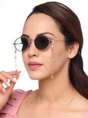 Yellow Chimes Sunglasses Chain for Women Eyeglasses Chain Multicolor Beadded Face Mask Chains Sunglasses Accessories/Sunglasses Lanyard for Girls and Women (Style-14)