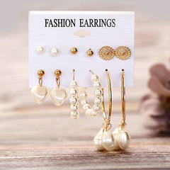 Yellow Chimes Latest Fashion Gold Plated Geometric Design Dangle Earrings for Women and Girls (Design 10)