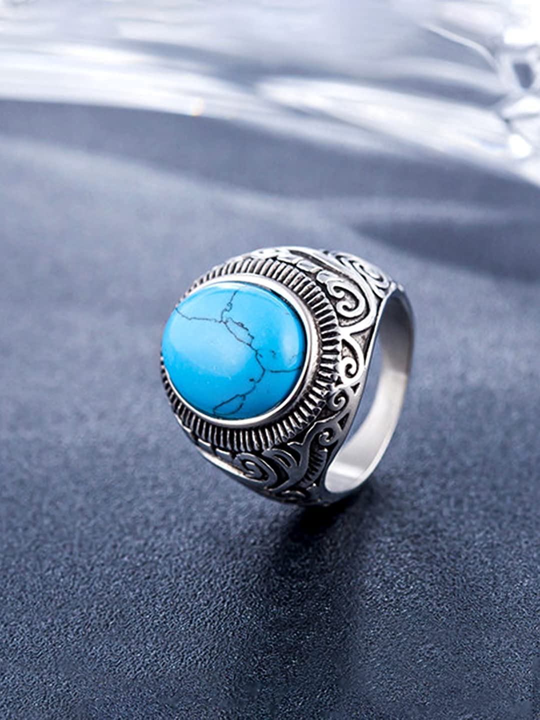 Natural Sulemani Hakik Gemstone Ring, 925 Solid Silver in Handmade Ring,  Emerald Shape Ring, Man Black Aqeeq Ring, Boys Stylish Hakik Ring. - Etsy