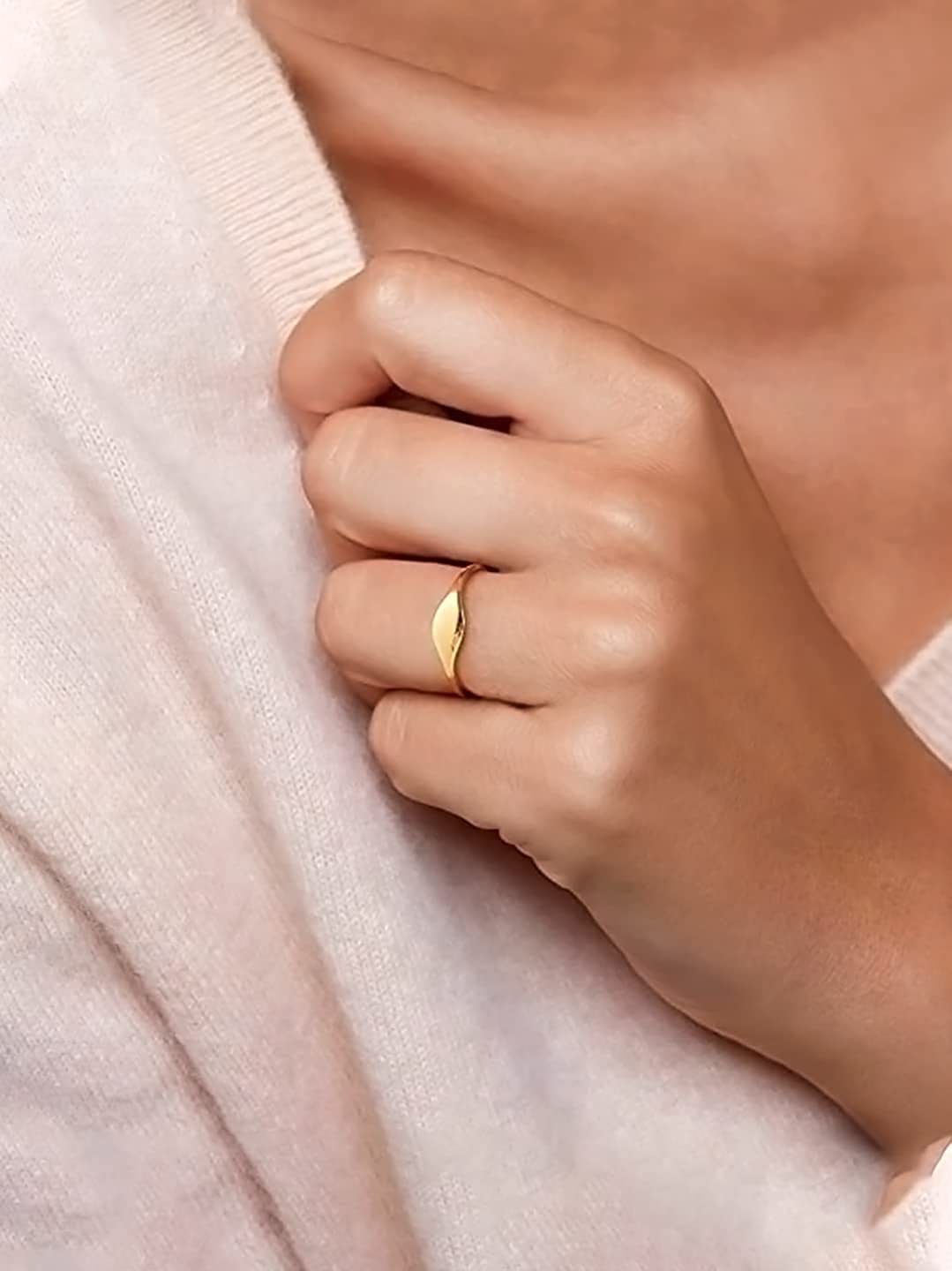 Yellow Chimes Ring For Women Gold Plated Rings for Women and Girls (Design-2, Gold-1)