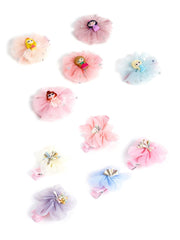Melbees by Yellow Chimes Hair Clips for Girls Kids Hair Clip Hair Accessories for Girls Set of 10 PCS Cute Doll Charm & Floral Theme Aligator Clips Hair Clips for Baby Girls Baby Hair Clips For Kids Toddlers