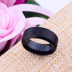 Yellow Chimes Rings for Men Combo of 2 PC Ring Stainless Steel Superman Black Band Rings Set for Men and Boys. (10)