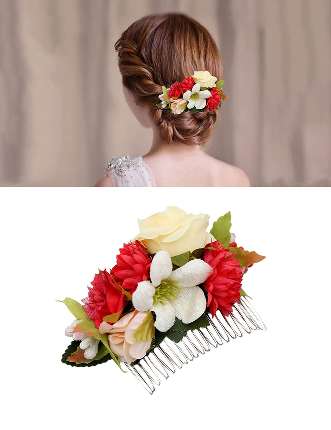 beauty item Rose Juda Pin Hair Pin Flower Design Pins Multicolor Pack of 12  pcs Hair Pin Price in India - Buy beauty item Rose Juda Pin Hair Pin Flower  Design Pins