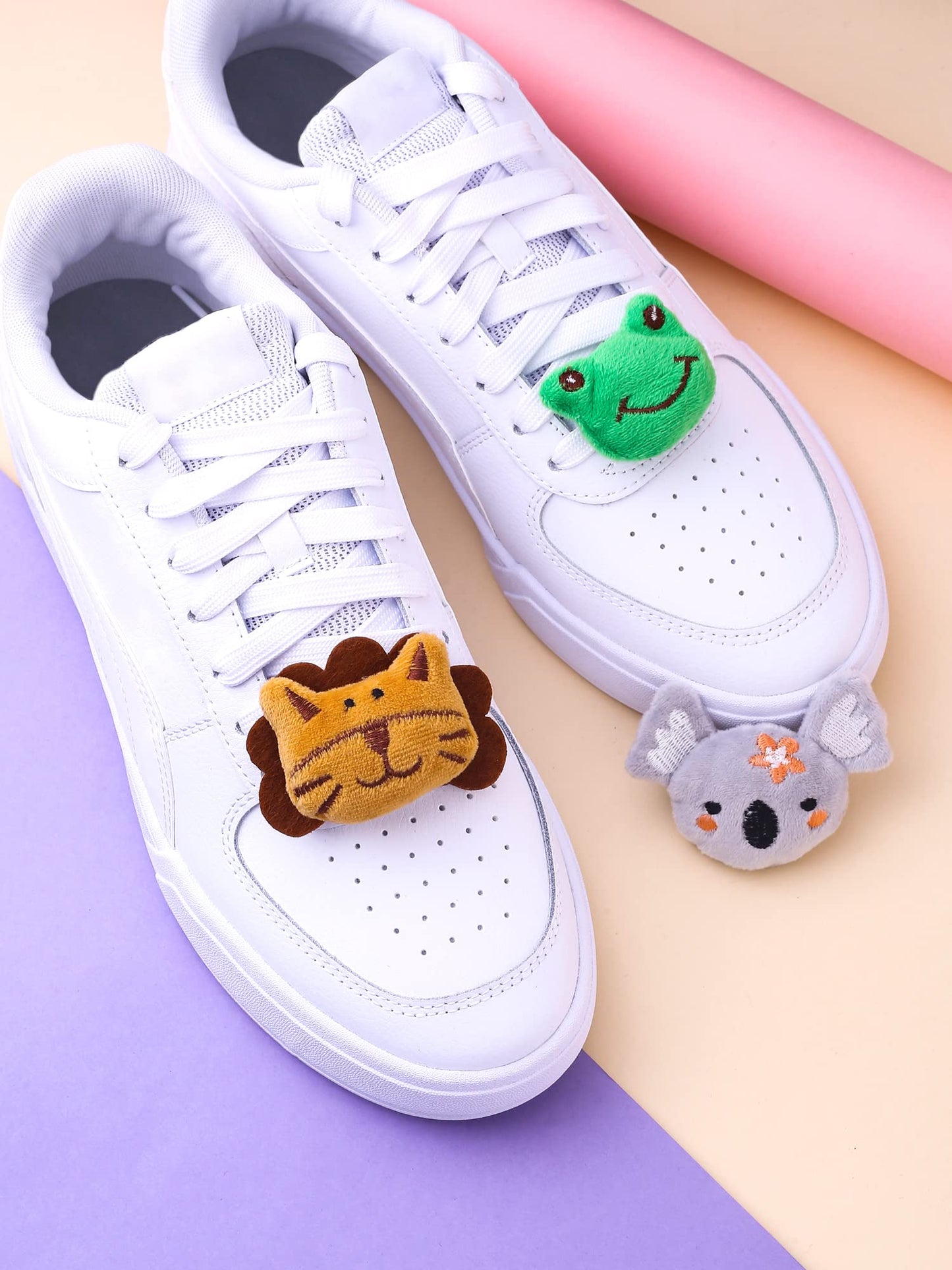 Melbees By Yellow Chime Shoelace Charms for Kids Girls Teens | Cute Characters Design | Shoe Decoration Charms| Shoelace Charms for Unisex | Pack of 3 pieces | Shoelace Charms for Sneakers