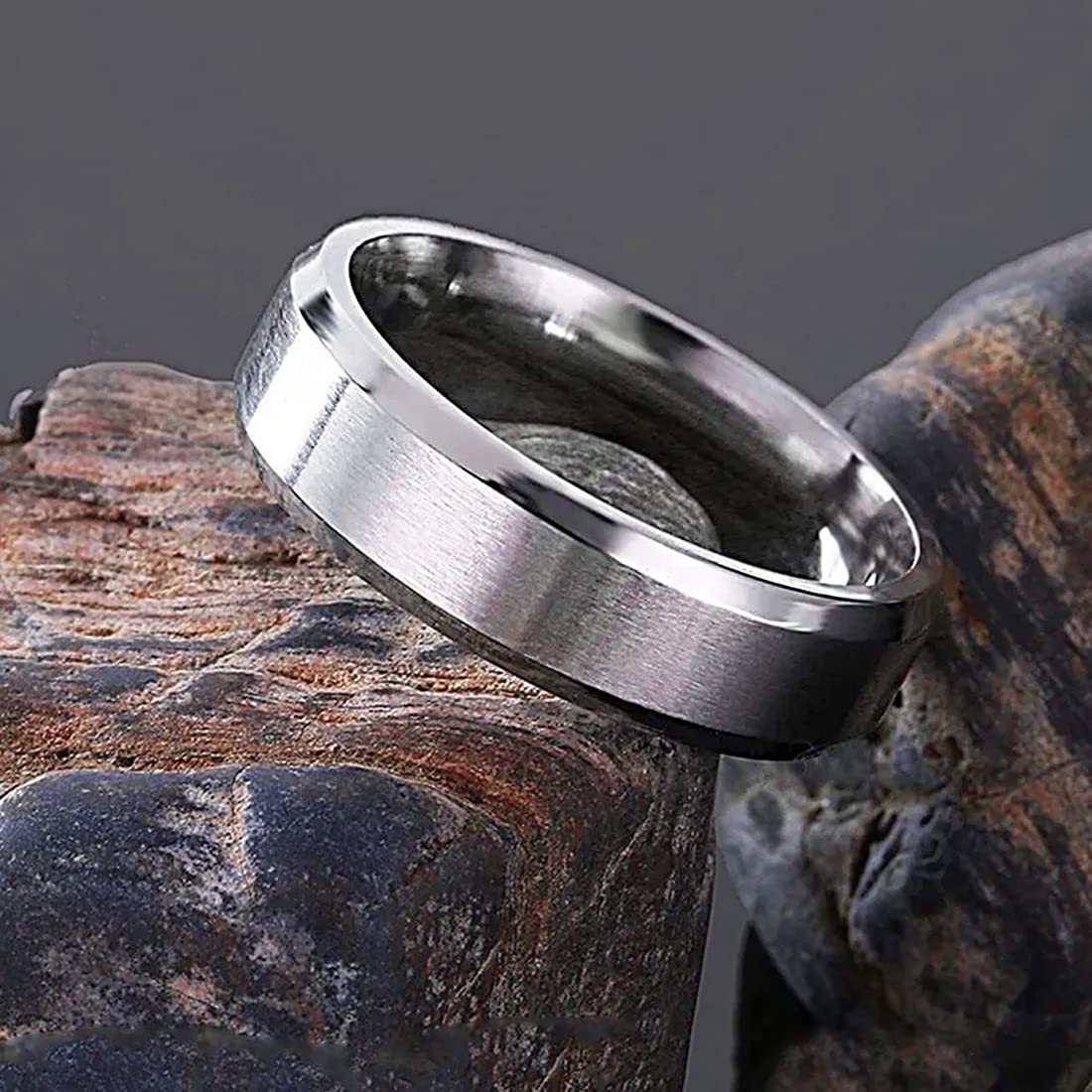 Mens Womens Plain 925 Sterling Silver Celtic Spinning Worry Band Ring 6mm |  eBay