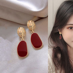 Yellow Chimes Drop Earrings for Women Combo of 3 Pairs Gold Plated Geometric Shaped Drop and Stud Earrings for Women and Girls.