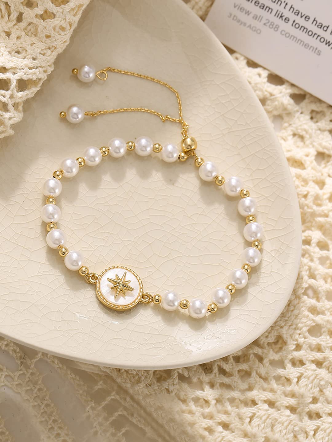 Freshwater Pearls Moti Color Adjustable Bracelet – Digital Dress Room