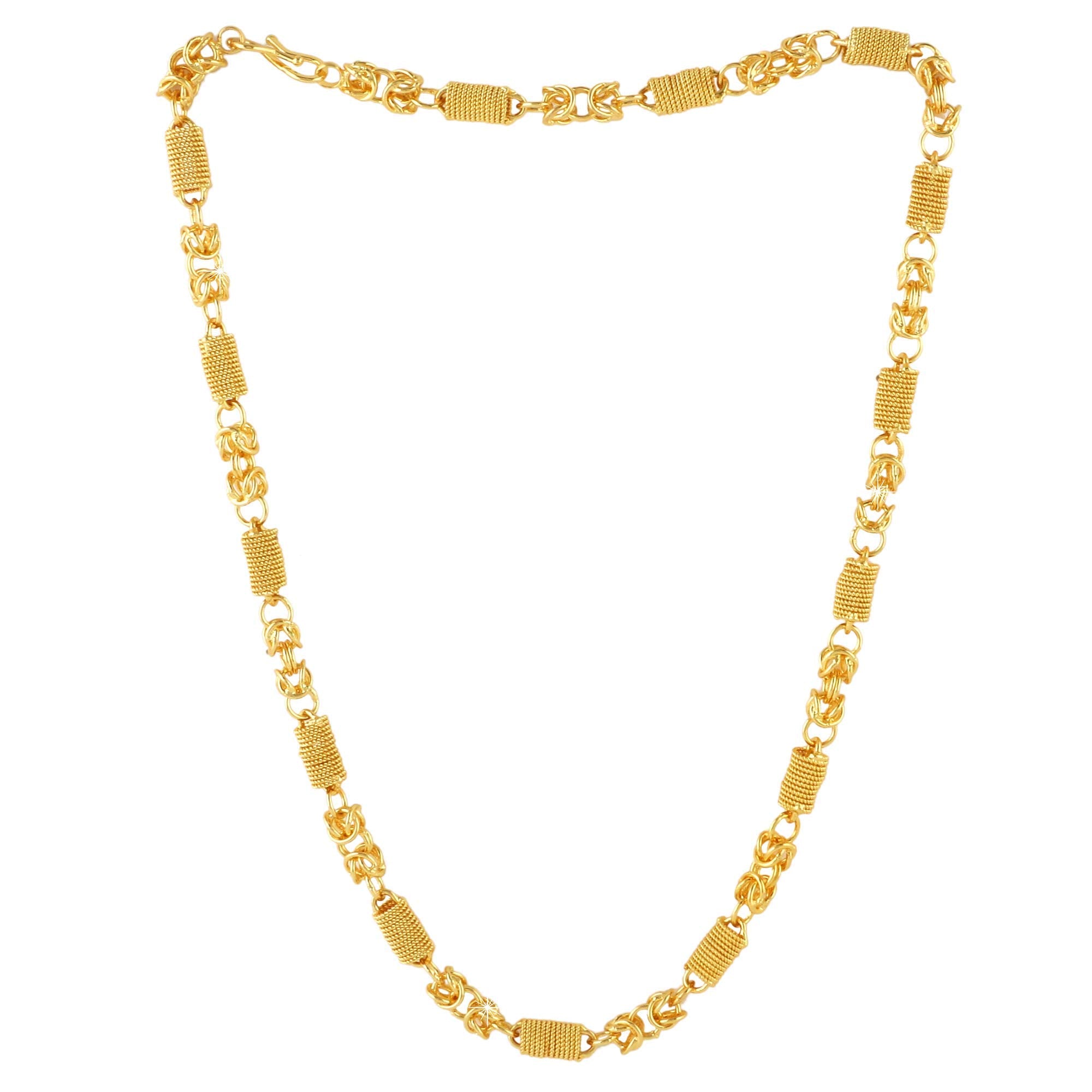 Yellow Chimes Gold-Plated Latest Fashion Stylish And Trendy Classic Designer Neck Chain for Men and Boys