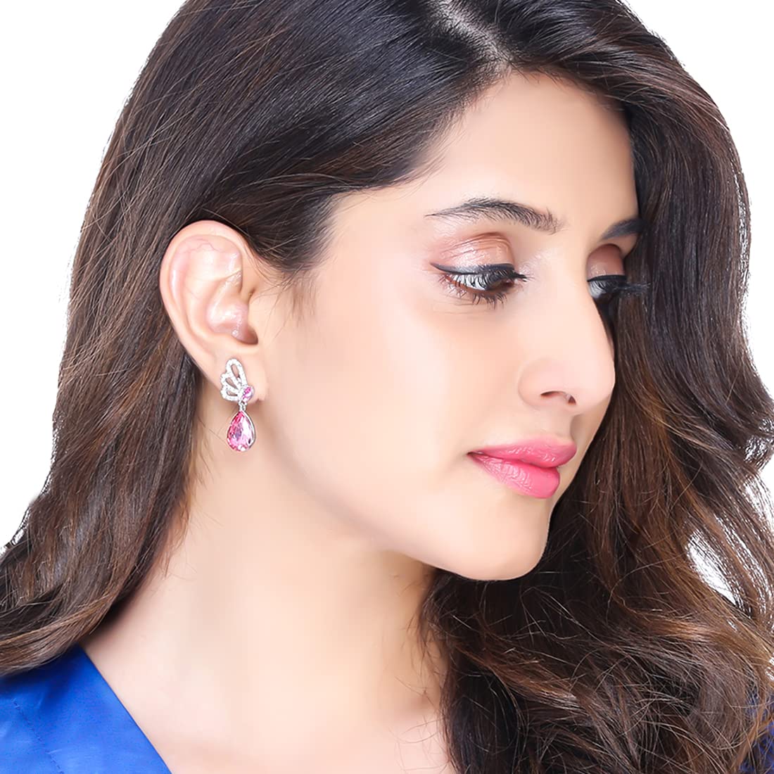 Silver Fashion Earring For College Wear With Indo Western Dresses – Buy  Indian Fashion Jewellery