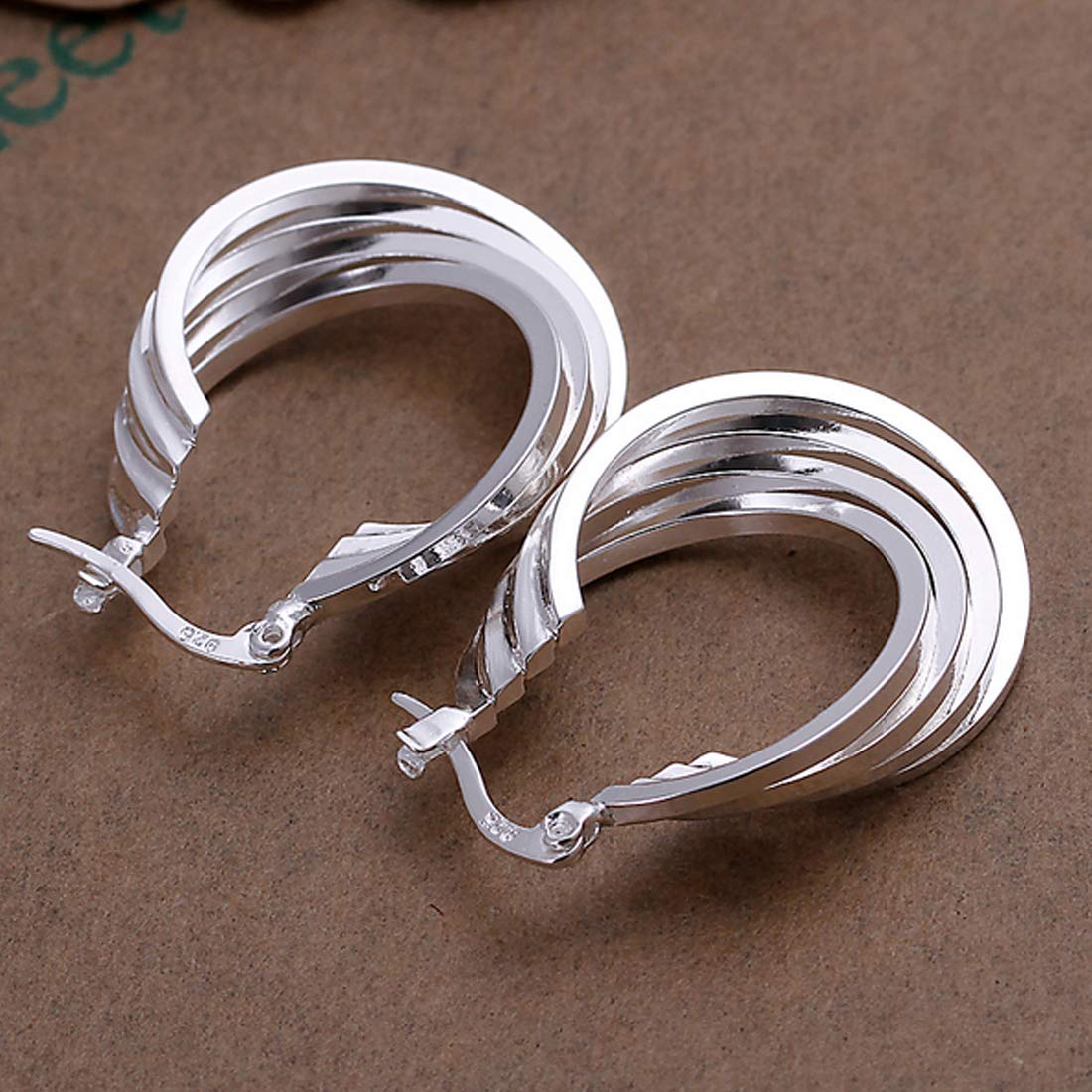 Yellow Chimes Entangled Rings Designer Alloy Dangle Earring for Women & Girls